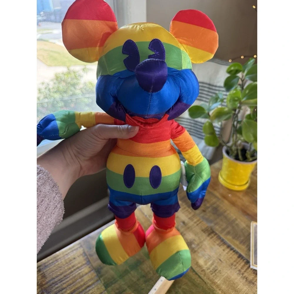 Disney Parks Exclusive 2019 Pride Rainbow Mickey Mouse Plush